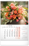 Kvety /Presco Group/ - Nástenný kalendár 2022