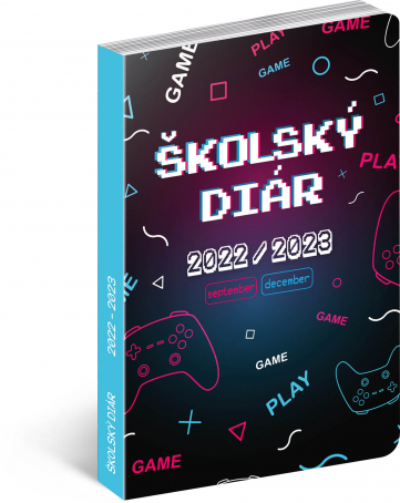 Školský diár Gamer (september 2022 – december 2023) /Presco Group/