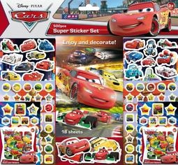 Disney: Cars /Autá/ - Super Sticker Set (500)