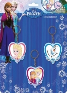 Disney: Frozen /Ľadové kráľovstvo/ - 3D Keychains