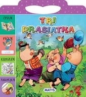 Tri prasiatká - Čítam, píšem, kreslím, nalepujem