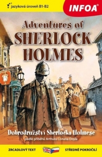 Zrcadlová četba - Adventures of Sherlock Holmes /CZ, ENG/