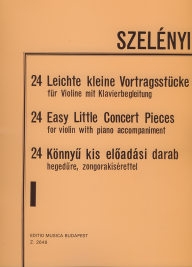 24 Easy Little Concert Pieces 1. - For Violin with Piano Accompaniment /2648/