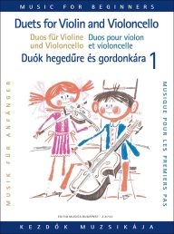 Duets for Violin and Violoncello 1. for Beginners /8733/