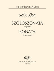 Szőllősy: Sonata for Solo Violin /14885/