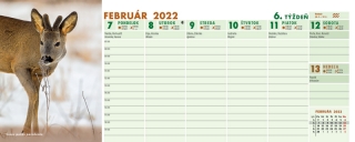 Poľovník /Press Group/ - Stolový kalendár 2022