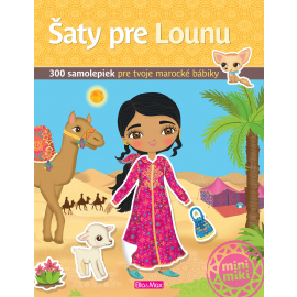 Šaty pre Lounu - 300 samolepiek pre tvoje marocké bábiky