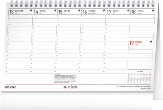 Poznámkový daňový s citátmi /Presco Group/ - Stolový kalendár 2022