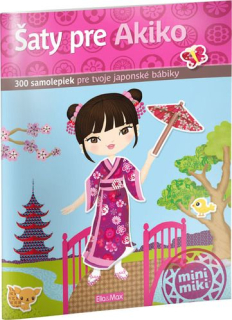Šaty pre Akiko - 300 samolepiek pre tvoje japonské bábiky