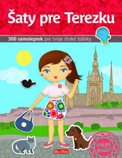 Šaty pre Terezku - 300 samolepiek pre tvoje české bábiky