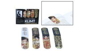 Magnetické záložky - Klimt, Set of 4 magnetic bookmarks
