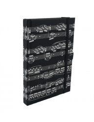 Notebook - Sheet Music, Black