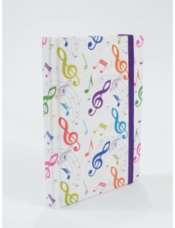 Notebook - G-Clef, Colourful