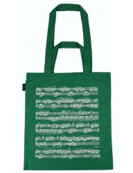 Tote Bag - Notelines, Green