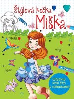 Štýlová kočka Miška - Objavuj svoj štýl s nálepkami! 