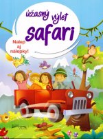Úžasný výlet safari - Nalep aj nálepky!
