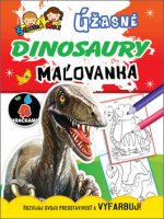 Úžasné dinosaury - Maľovanka so 6 hračkami 