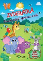 Zvieratká - Pomôž nájsť správnu cestu: Zotri a hraj znova