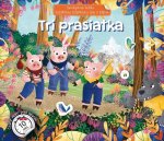 Tri prasiatka - Samolepková knižka 