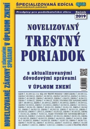Novelizovaný Trestný poriadok (2019) 6/19
