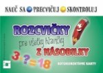 Rozcvičky pre všetky hlavičky z násobilky - Autokorektívne karty pre 4. ročník ZŠ
