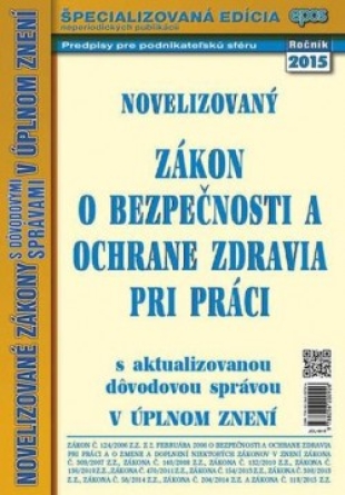 Novelizovaný zákon o bezpečnosti a ochrane zdravia pri práci (2015) 19/15