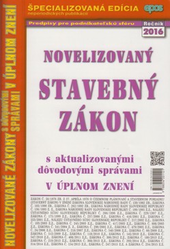 Novelizovaný stavebný zákon (2016) 5/16