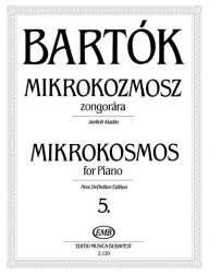 Mikrokosmos for piano 5. - Mikrokozmosz zongorára 5. 