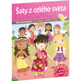 Šaty z celého sveta - 300 samolepiek pre bábiky z celého sveta