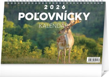 Poľovnícky kalendár /Presco Group/ - Stolový kalendár 2026
