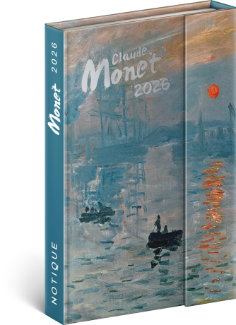 Magnetický diár Claude Monet, týždenný - Diár 2026